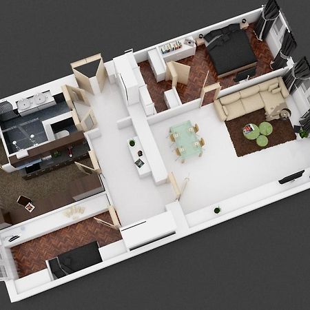 Stylish Apartment 5 Minutes Walk From City Center Prag Exterior foto